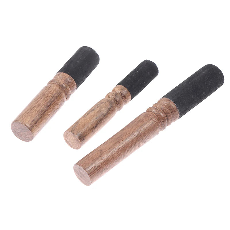 Maillet Tibétain Artisanal en Cuir - Bâton pour Bol Chantant