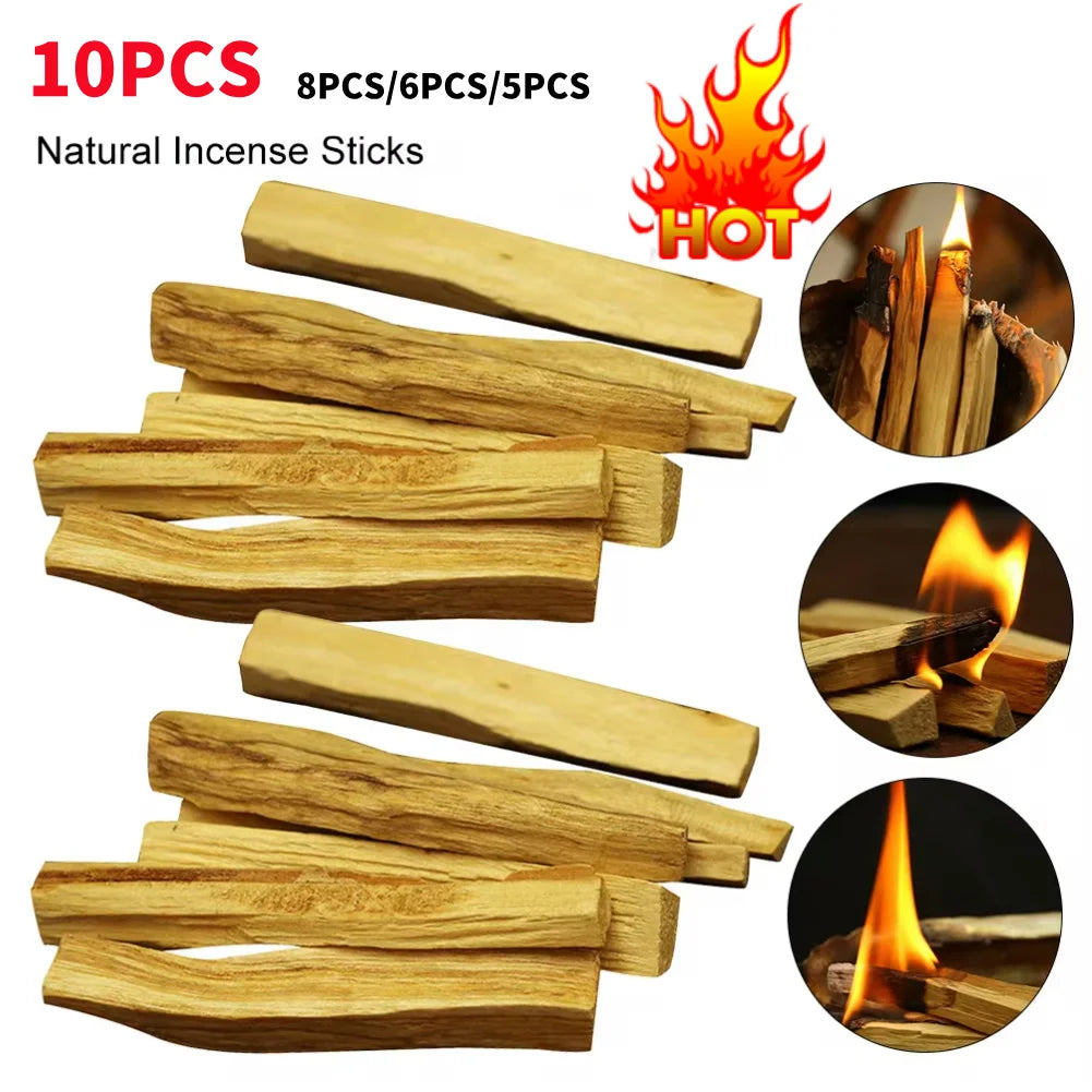 Bâtons de Palo Santo Naturel - Encens Sacré pour Méditation et Purification