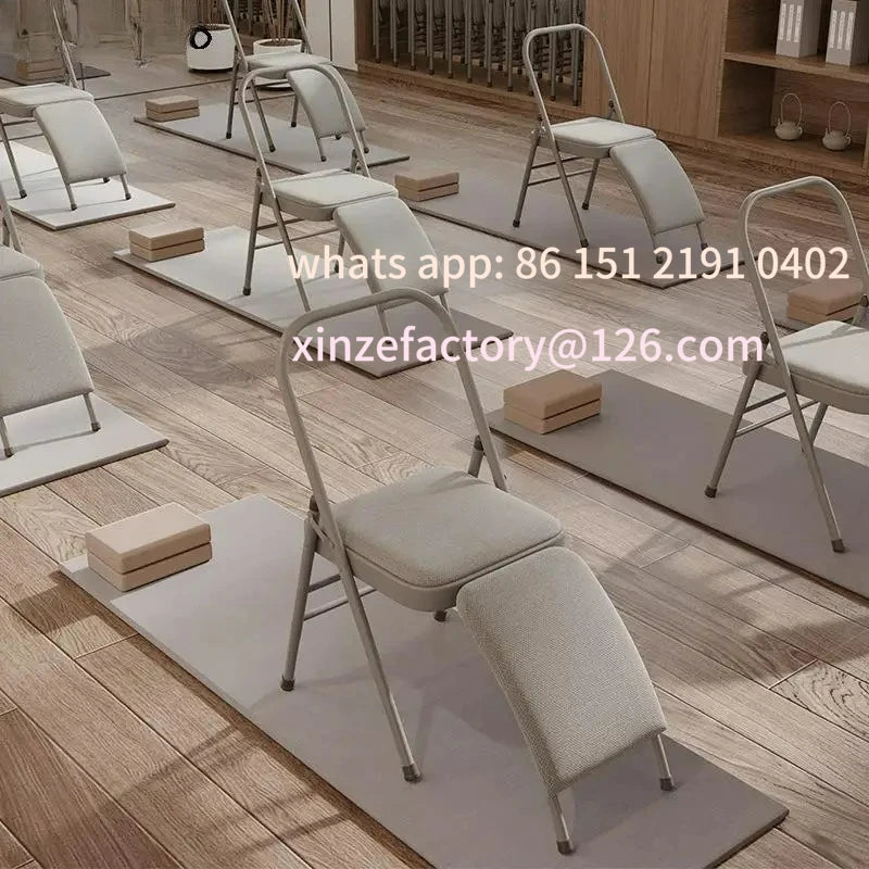 Chaise de Yoga Pliable Multifonction - Support Lombaire et Étirements