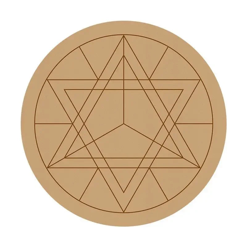 Tapis de Méditation en Liège et Caoutchouc Naturel - Coussin Épais Circulaire