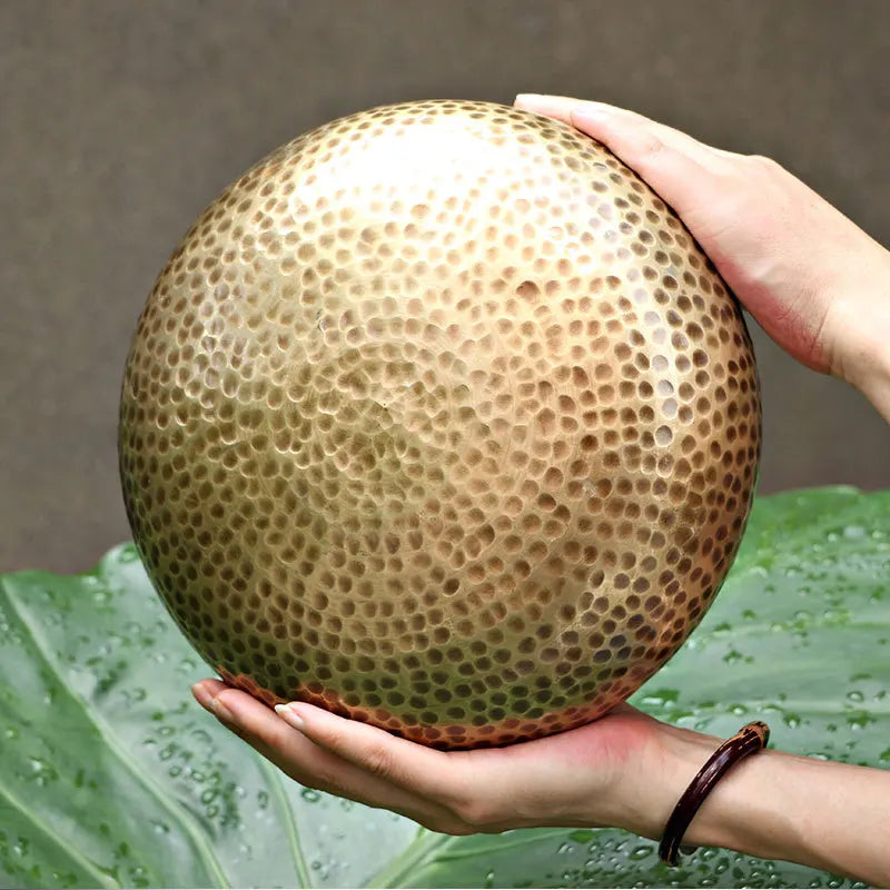 Bol Chantant Tibétain Fait Main du Népal - Bol Sonore Bouddhiste en Laiton pour Yoga Méditation Musicothérapie