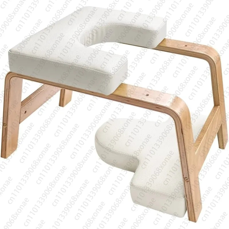 Tabouret d'Inversion Yoga en Bois Massif - Chaise Assistée Multifonction