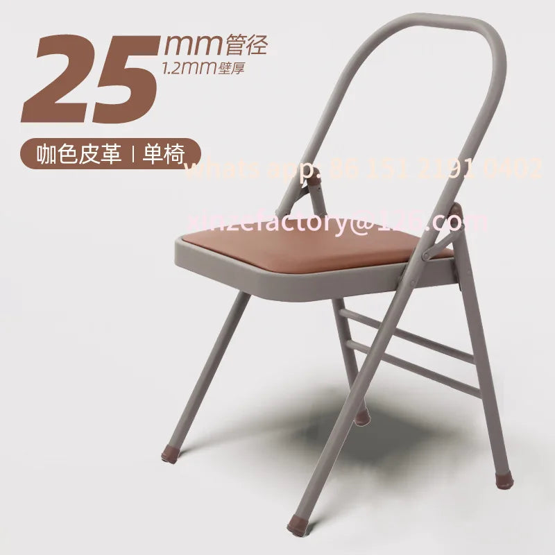 Chaise de Yoga Pliable Multifonction - Support Lombaire et Étirements