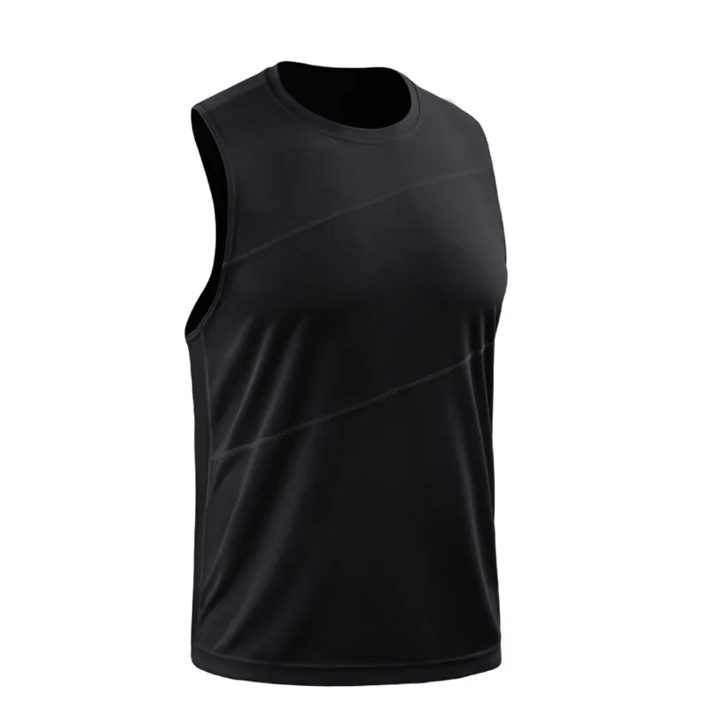 Adult Men Women Running Outdoor Shirts Tight Gym Tank Top Fitness Sleeveless T-shirts Sport Exercise Basketball Vest Clothes V54