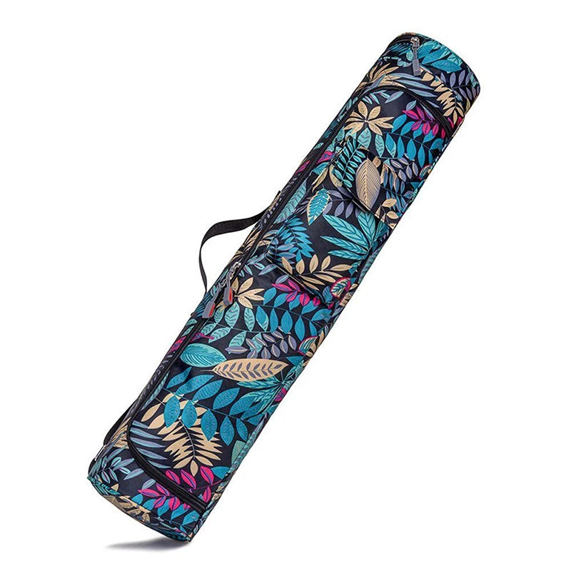 Printed Yoga Mat Bag For Men Women Sports Pilates Backpack Fitness Dance Gym Mat Cover