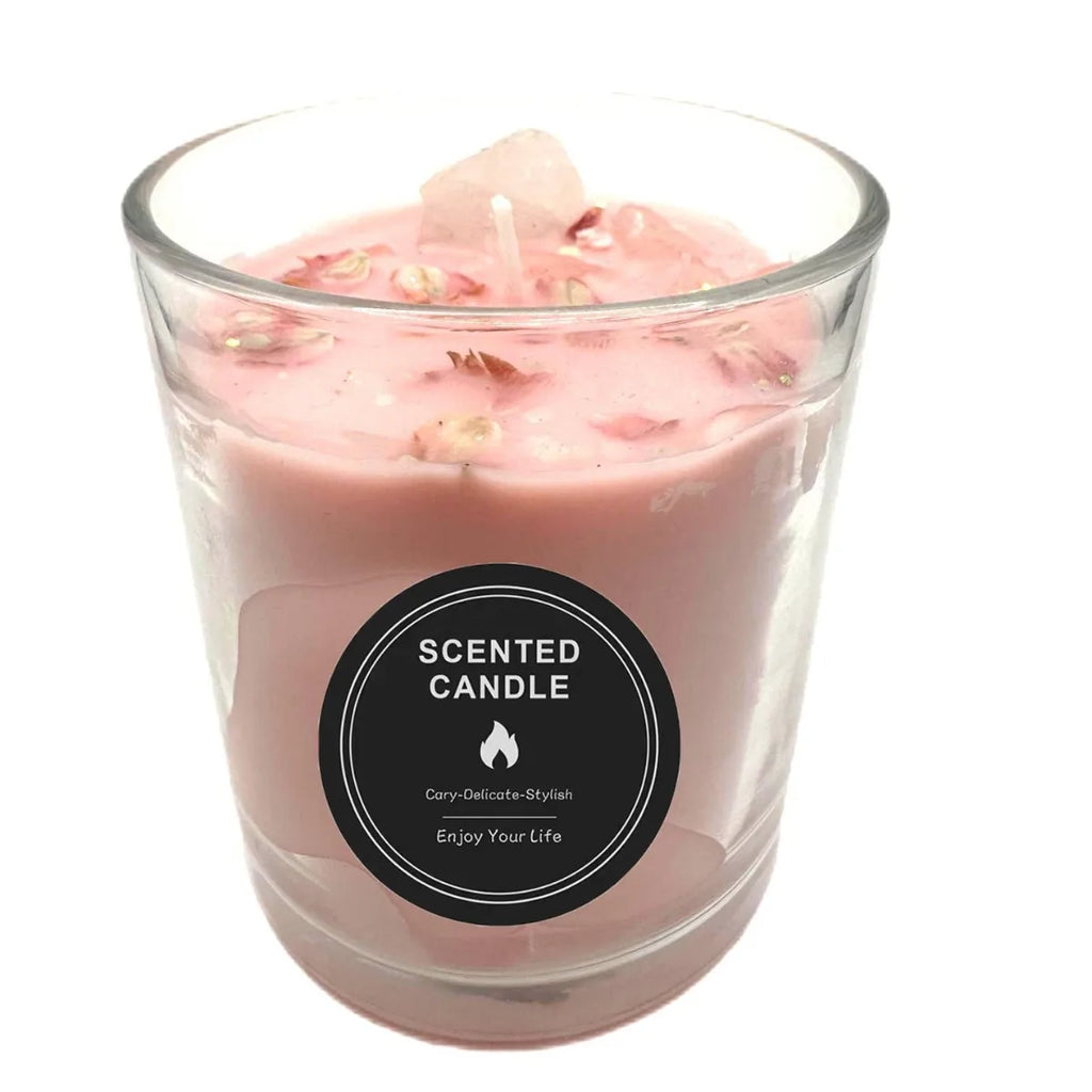 Bougie Aromathérapie Cire de Soja Naturelle - Relaxation et Anti-Stress