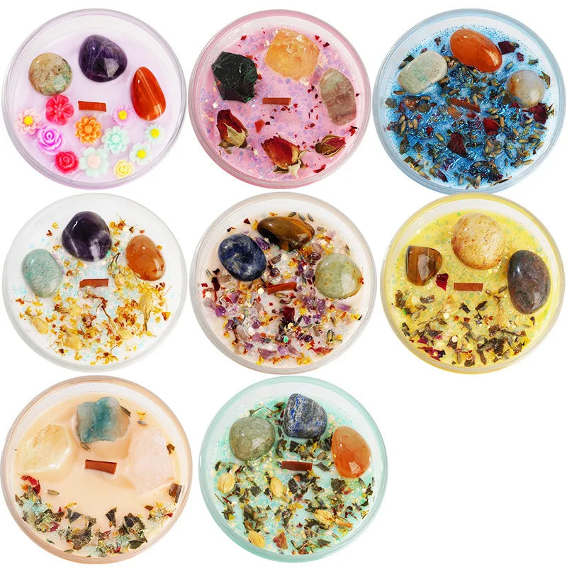 Bougie Aromathérapie Cire de Soja Naturelle - Relaxation et Anti-Stress