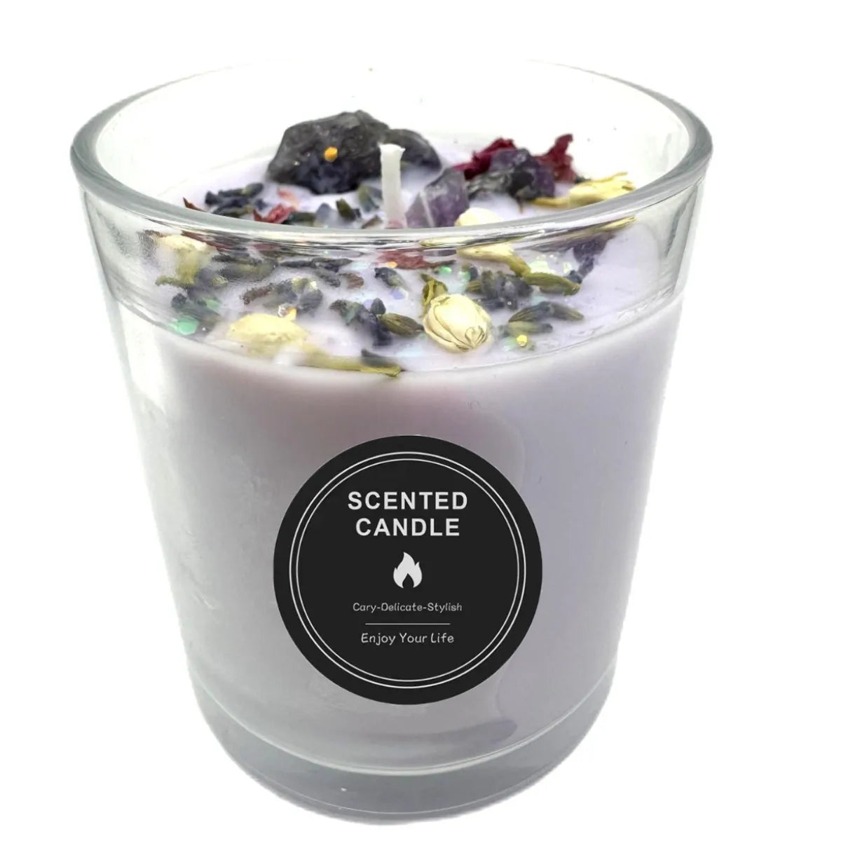 Bougie Aromathérapie Cire de Soja Naturelle - Relaxation et Anti-Stress