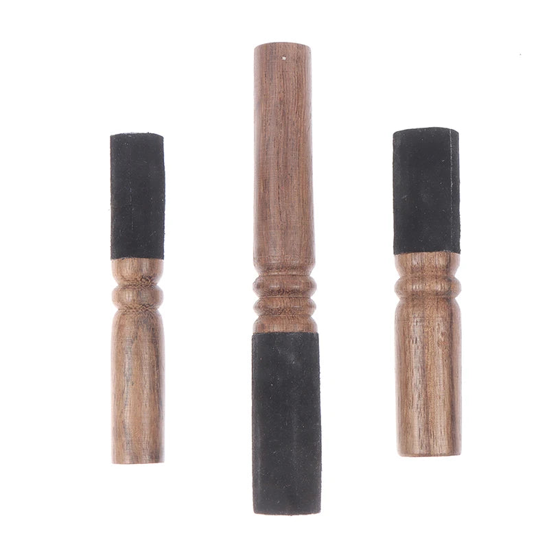 Maillet Tibétain Artisanal en Cuir - Bâton pour Bol Chantant