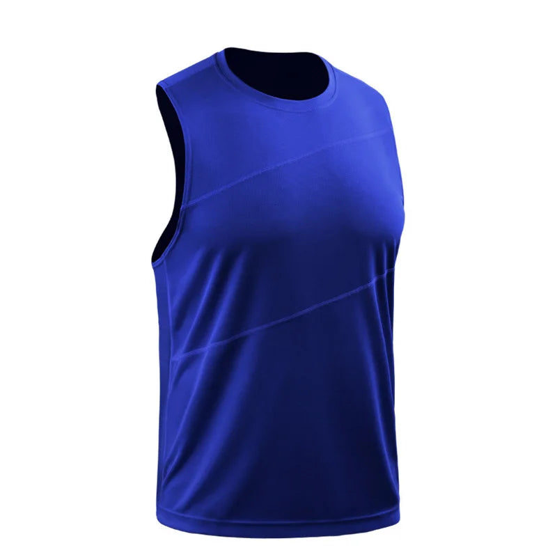 Adult Men Women Running Outdoor Shirts Tight Gym Tank Top Fitness Sleeveless T-shirts Sport Exercise Basketball Vest Clothes V54