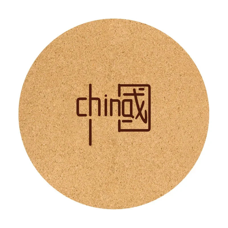 Tapis de Méditation en Liège et Caoutchouc Naturel - Coussin Épais Circulaire