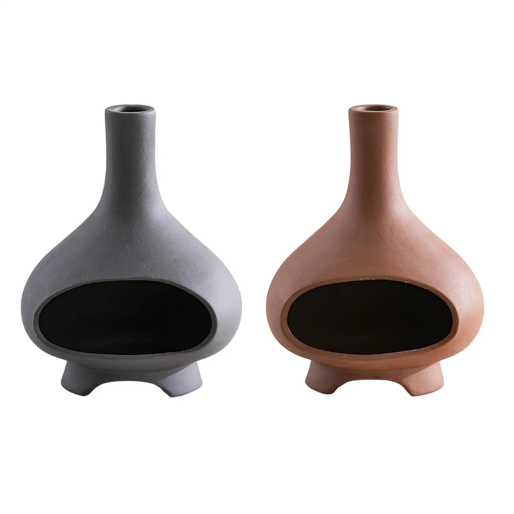 Brûleur de Sauge en Céramique - Porte-Encens Artisanal pour Méditation